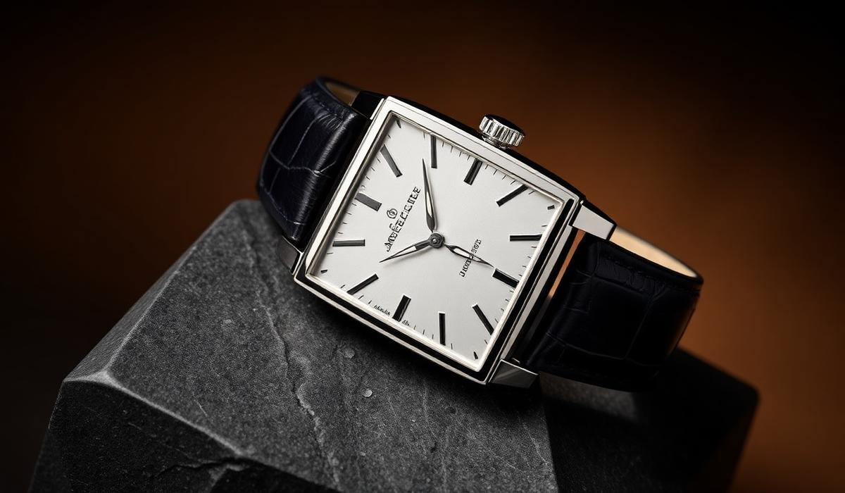 Reversible rectangular dress watch representing Jaeger-LeCoultre collecting