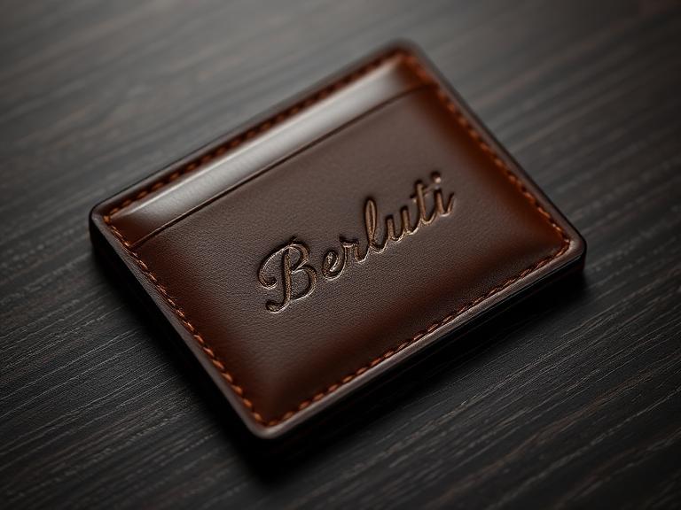 Berluti Venezia Leather Card Holder by Berluti - Designer Accessories