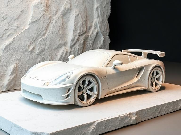 Daniel Arsham Eroded Porsche 911 Turbo by Daniel Arsham - Exclusive Collectibles