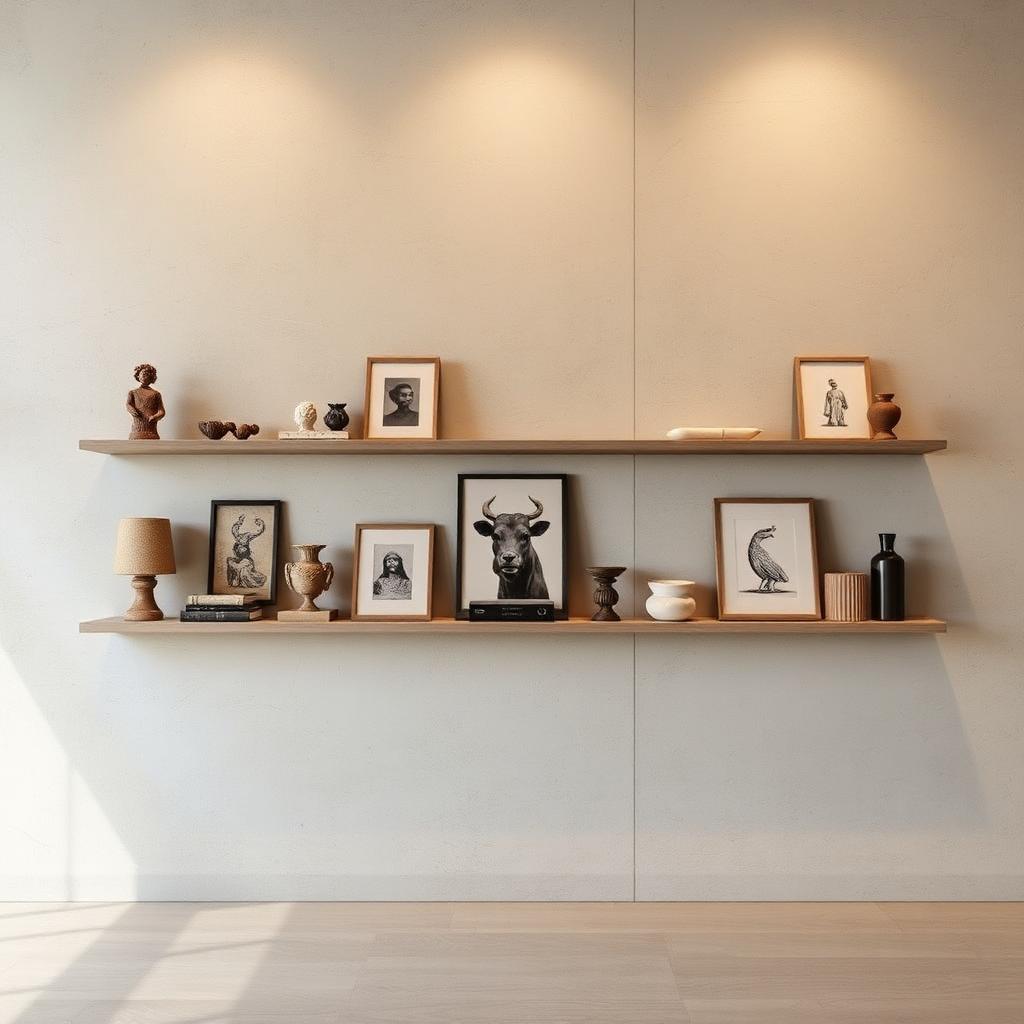 Curated gallery display